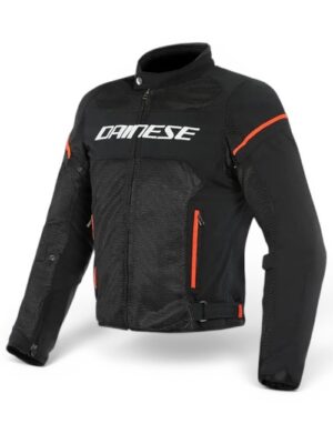 DAINESE AIR FRAME D1 nero/rosso fluo
