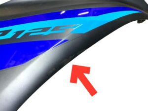 CARENA SUP. DX R 125 BNUF835V00P3