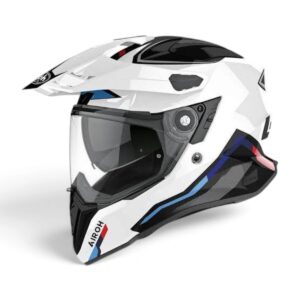 AIROH COMMANDER WHITE GLOSS COPERTINA